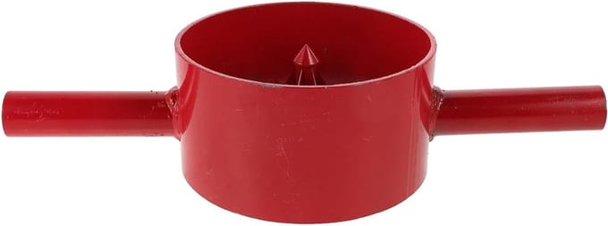 Bamboe Breekgereedschap - Bamboe Splijter - Bamboe Bewerken - 6 Bladige Snede - 33 cm Lengte - Rood