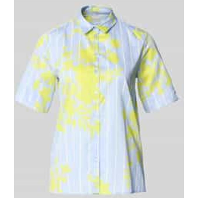 Blouse met overhemdkraag en knoopsluiting