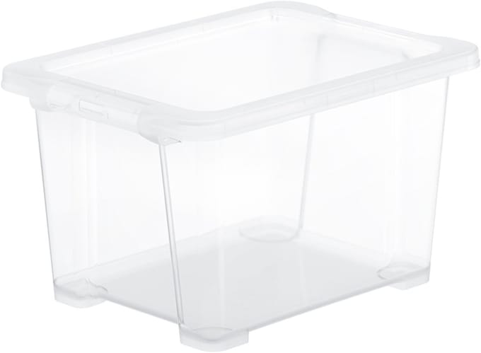 Rotho CORE Basic opbergbox - set van 4 - stapelbaar - 15 ltr