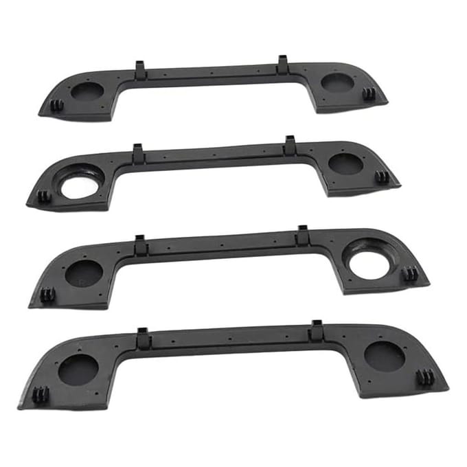 4 stuks buitendeurgreepbekleding met afdichting voor BMW E36 E34 E32 gray