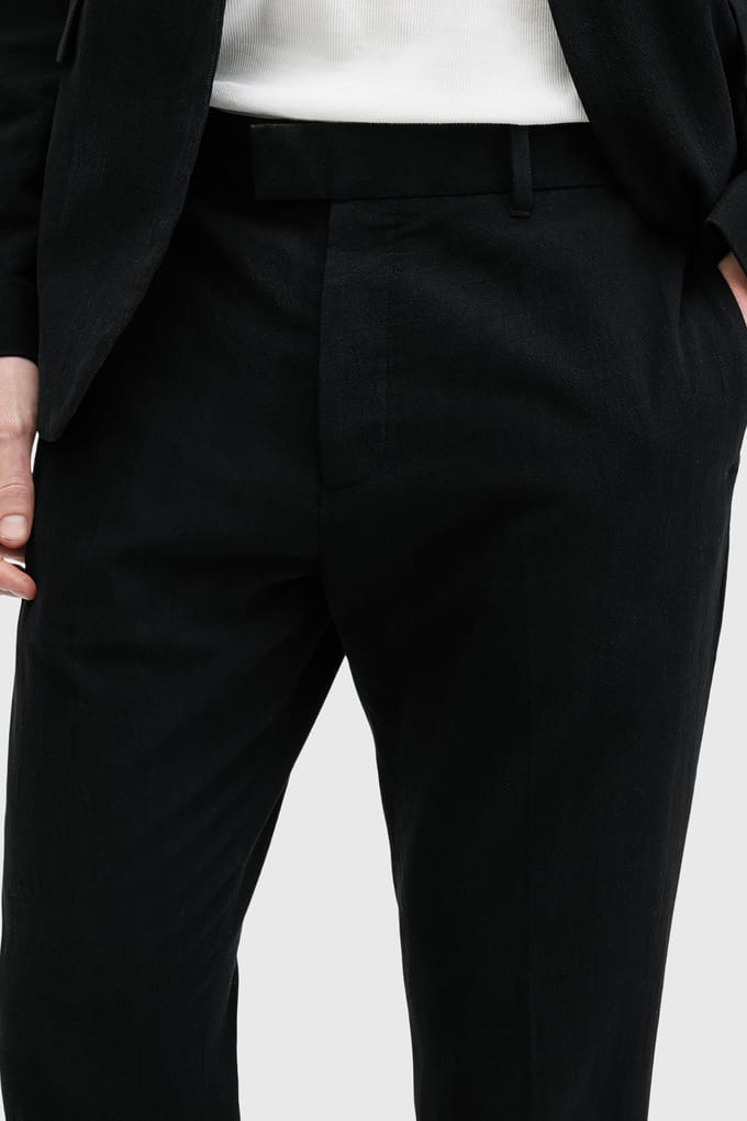 AllSaints Heron Trouser Black Taglia: W34 | Pantaloni Outlet | Uomo | Nero