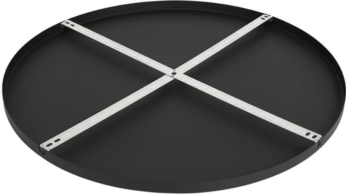 Plafondplaat Zwart Rond Ø 70cm Incl. Ophangbeugel I15301S