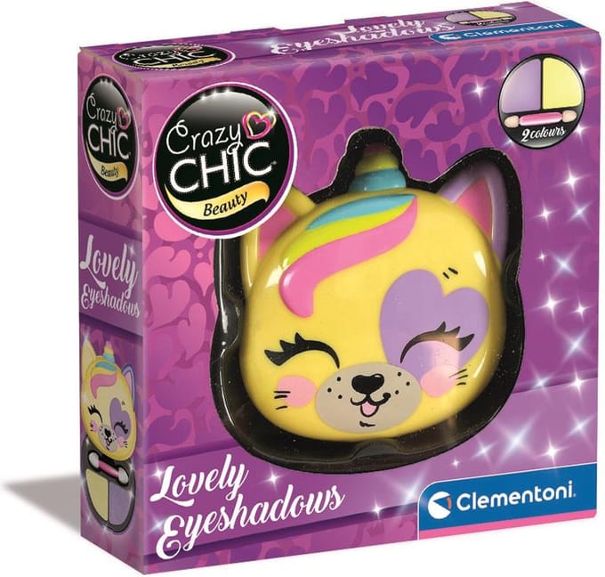 Clementoni - Crazy Chic - Lovely Oogschaduw - Tijger - Make-up voor kinderen - vanaf 6 jaar