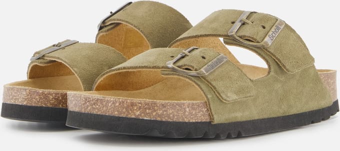 Scholl Josephine Sandalen groen Suede - Dames - Maat 37