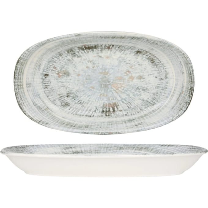 Bonna Serveerschaal - Odette - Porselein - 34x19 cm - set van 2