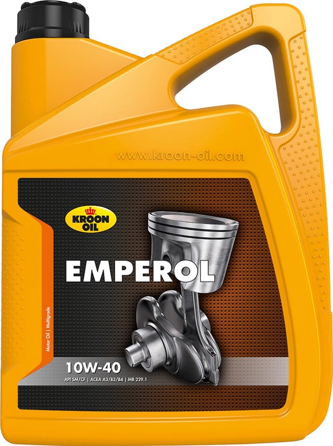 Kroon-Oil Emperol - 10W-40 Motorolie - Semi-Synthetisch - 5 Liter - Transparant