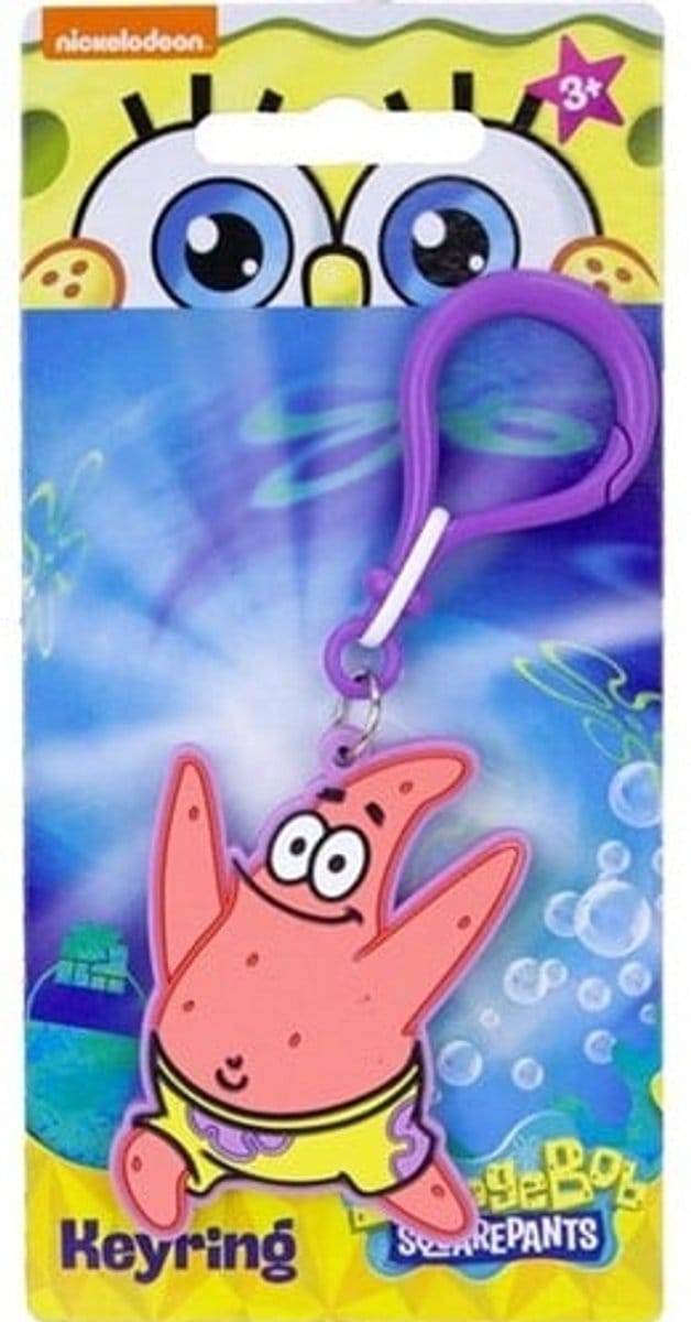 Patrick Ster Sleutelhanger – SpongeBob – Tashanger / Clip-Hanger – Cartoon Sleutelaccessoire – Patrick Star