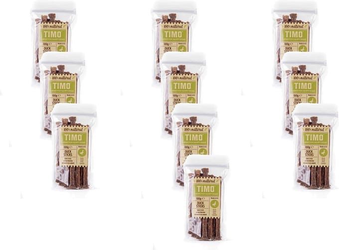 Timo Sticks 100 g - Hondensnacks - 10 x Eend