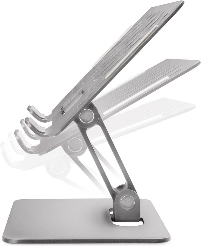 Mobilize Tablet Standaard | Mobilize Foldable Zilver Verstelbaar