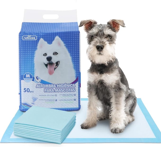 Nobleza 48WQE - Puppy Training Pads - 60 x 60 cm - Zindelijkheidstraining -50 Stuks