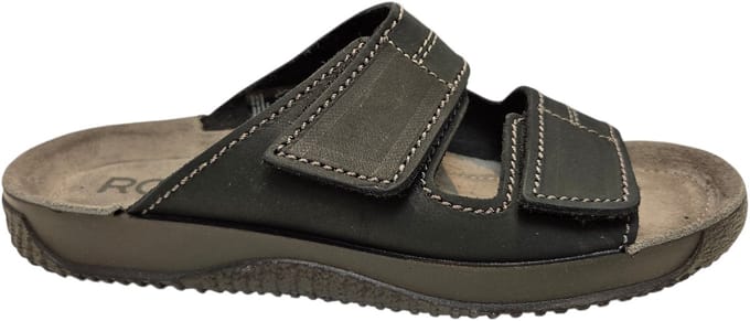 Rohde Heren Slipper - 1987-90 Zwart - Maat 42
