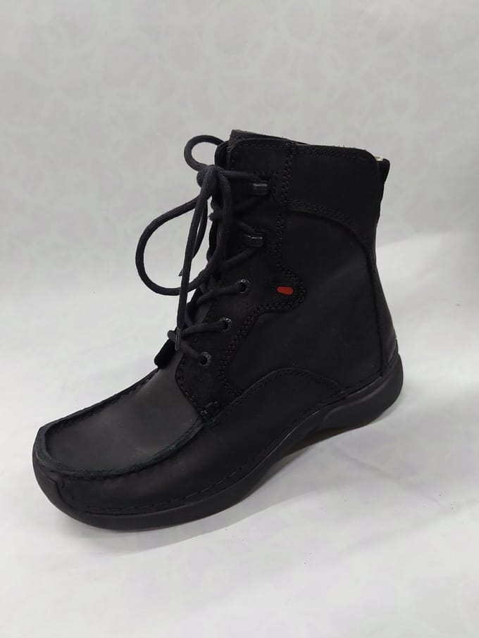 WOLKY 7212 / Rolling Boot / veterschoenen / zwart / maat 36
