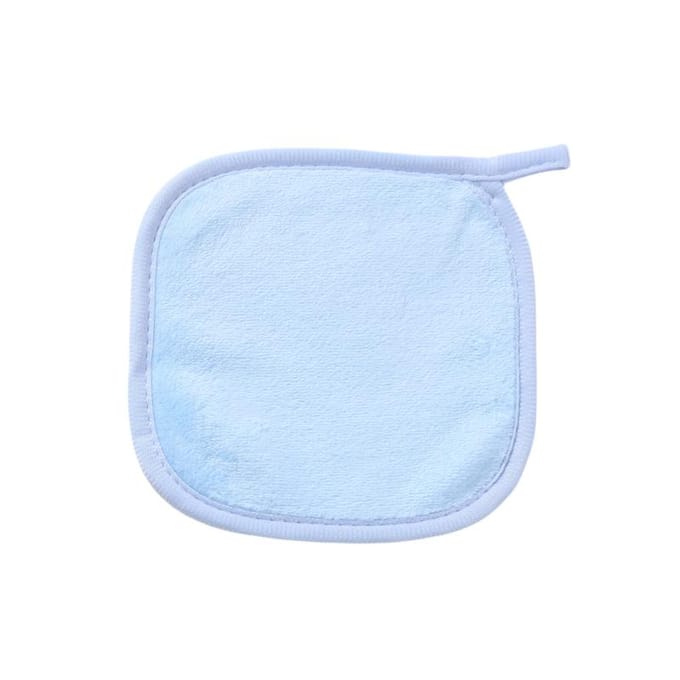 1 stuks Make-upverwijderingspads Handdoek, Randontwerp, Herbruikbaar, Zachte & Hydraterende Reinigingsdoekjes rozerode kleur