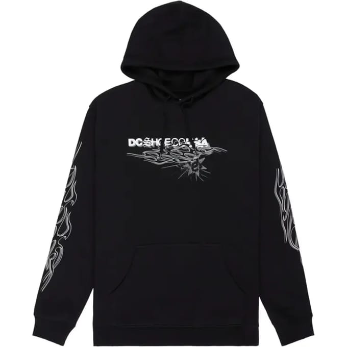 Hoodie DC Shoes Side Flame