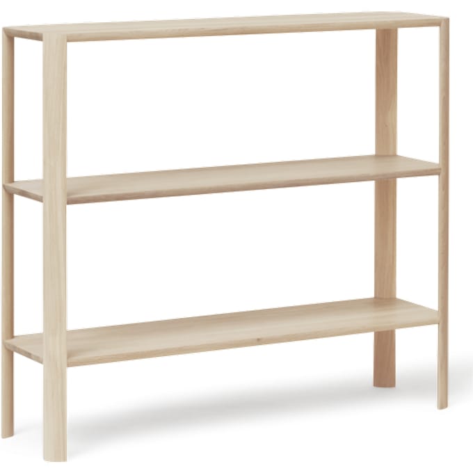 Form&Refine Leaf Rek 1x3 - eiken, wit geolied