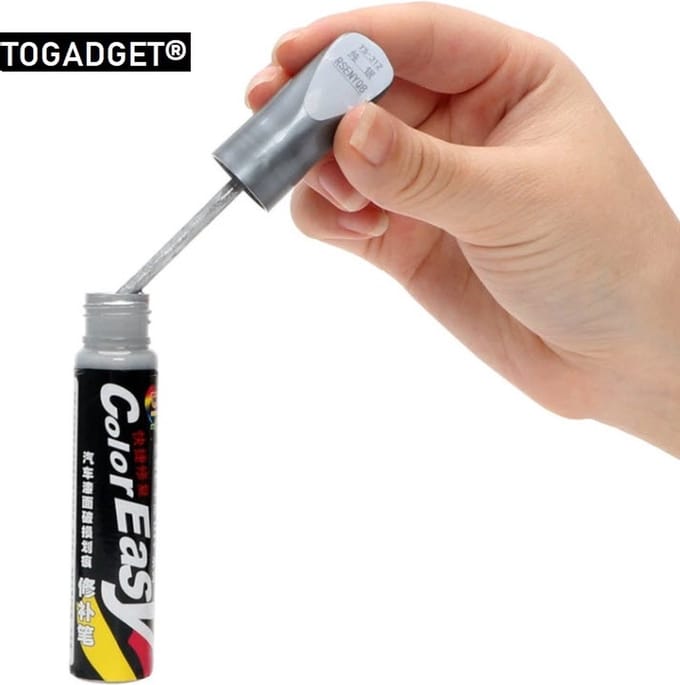 Auto verf reparatie pen , auto kras remover - zilver