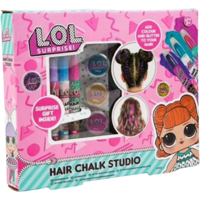 L.O.L. Surprise! Hair Chalk & Glitter Styling Kit