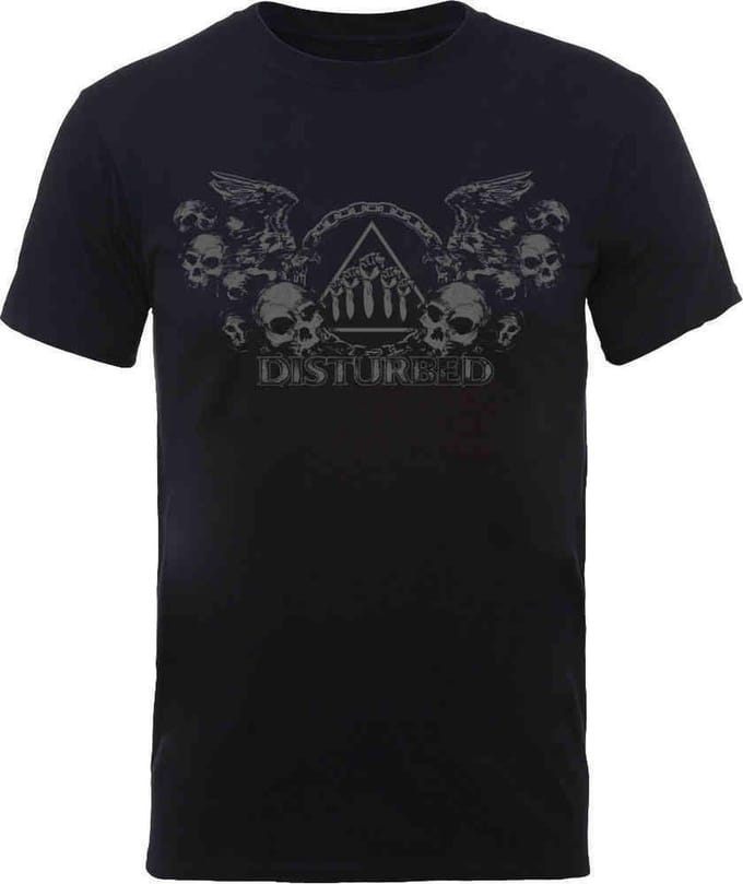 Disturbed - Beware The Vultures Heren T-shirt - M - Zwart