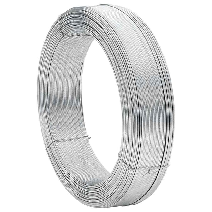 vidaXL - Hekbinddraad - 250 - m - 3,8 - mm - staal