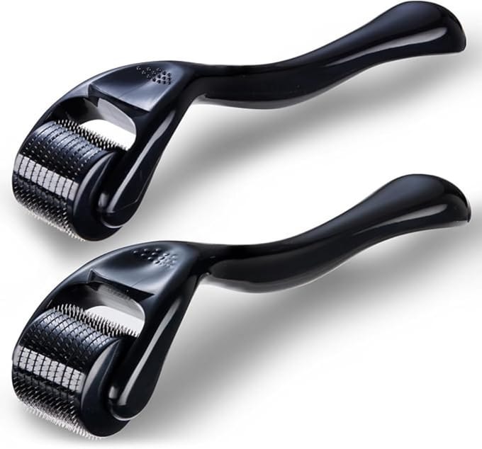 Nexvo® Dermaroller Haargroei - Dermaroller - Zwart - ‎8cm x 2cm x 1cm