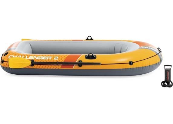 Intex Challenger 2 opblaasboot - 236 x 114 x 41 cm - Inclusief peddels en pomp