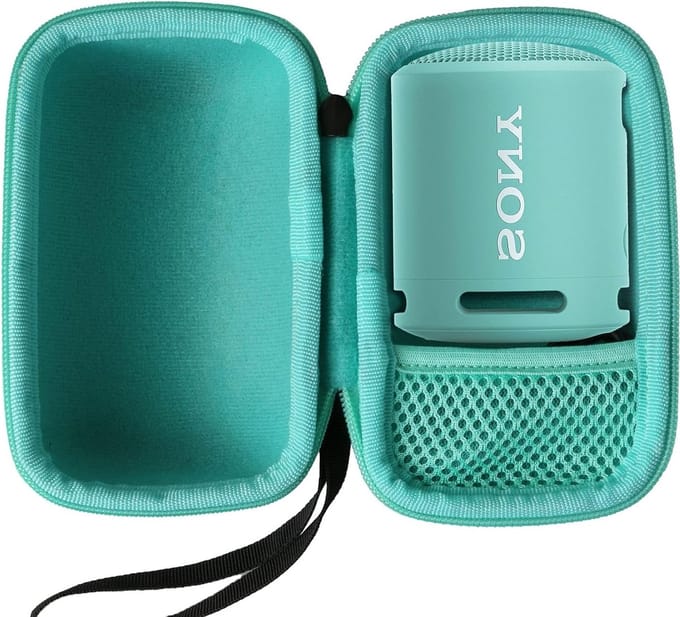 Draagbare en Waterdichte Hard Case voor Compacte Bluetooth Speaker - Bescherming en Stijl in Poederblauw