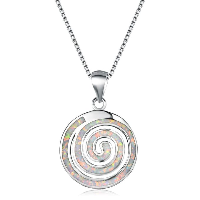 Whirlpool Dames Exquise Hanger Unieke Ketting white