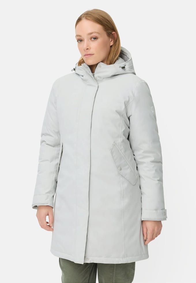 camel active teXXXactive® Functionele parka met reflecterende details - Maat womenswear-54 - Zilver