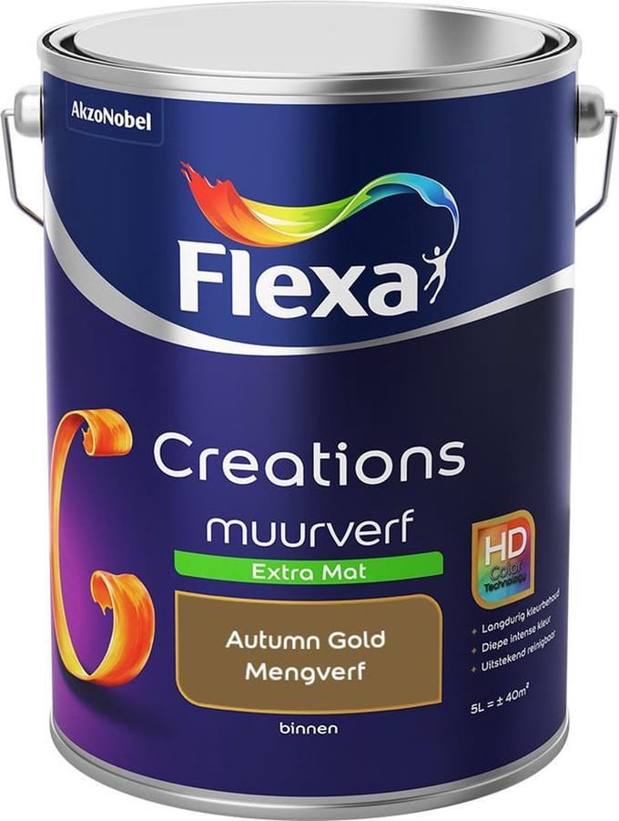 Flexa - Creations Muurverf Extra Mat - Autumn Gold - Mengverf - 5 L