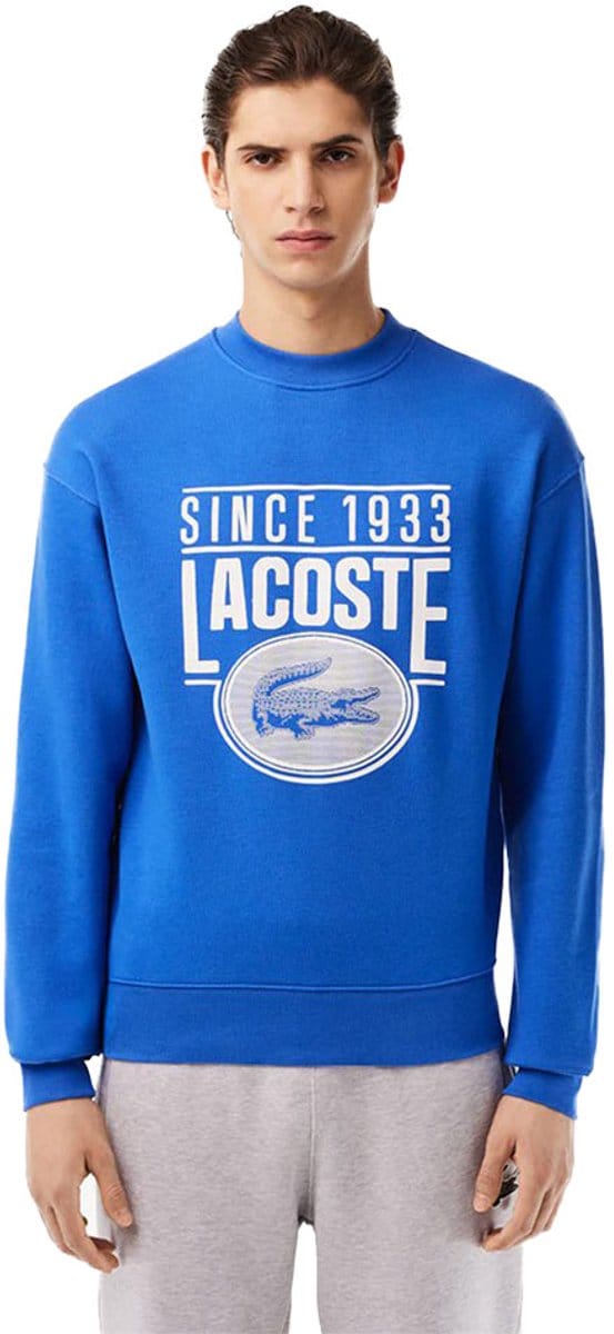 Lacoste Sh7349 Sweatshirt Blauw L Man