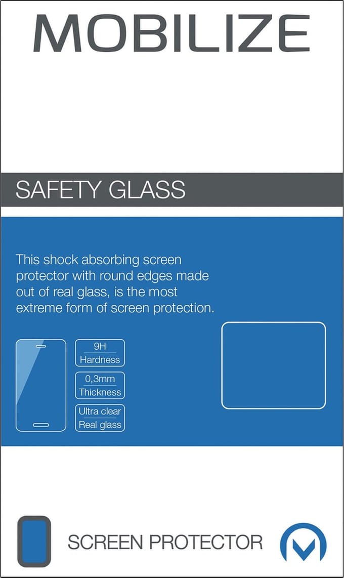 Mobilize Screenprotector geschikt voor Apple iPhone 6 Glazen | Mobilize Screenprotector - Case Friendly - Zwart
