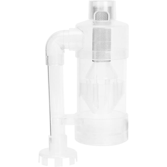 Transparant Aquarium Eiwit Vissenkom Collector Afvalfilter Sier Vis Voederdoos white