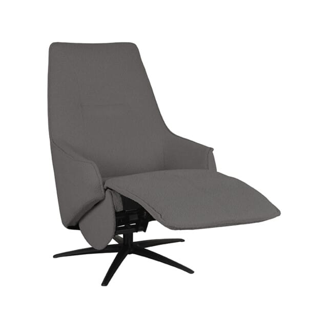 LABEL51 Odense Fauteuil - Grijs - Stof - One Size - - - Met Armleuning