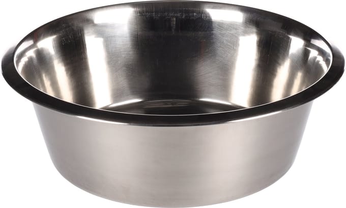 Flamingo Hondenvoerbak Inox - Zilver - 25 x 25 cm