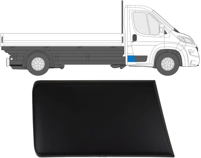 Zijlijst sierlijst voor Opel Movano 2021- / Rechts