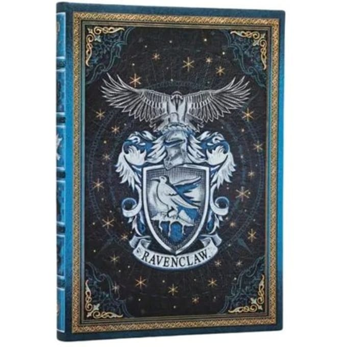Paperblanks cahier, harry potter: ravenclaw, hardcover, midi, blanco