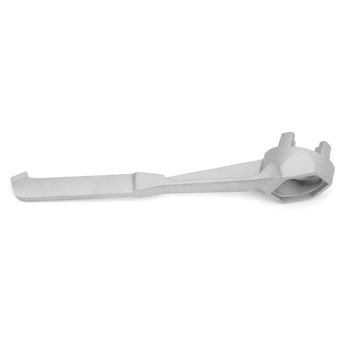 Oliedrum Dopmoersleutel Aluminium voor Openen Deksel van 10 15 20 30 55 Gallon Standaard Plug white