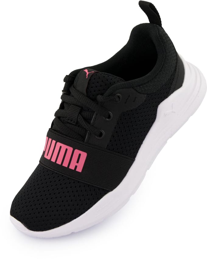 Kinderschoenen Puma Jr Wired Textiel Hardloopschoen Zwart - 32