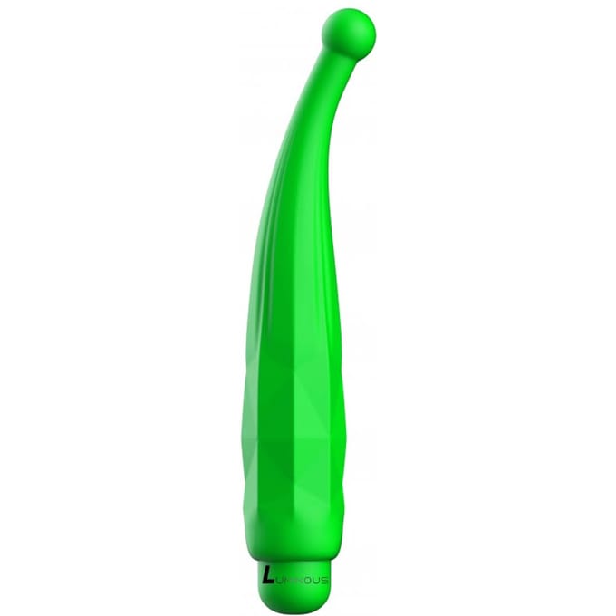 Luminous Lyra - Siliconen G-spot Vibrator - Groen