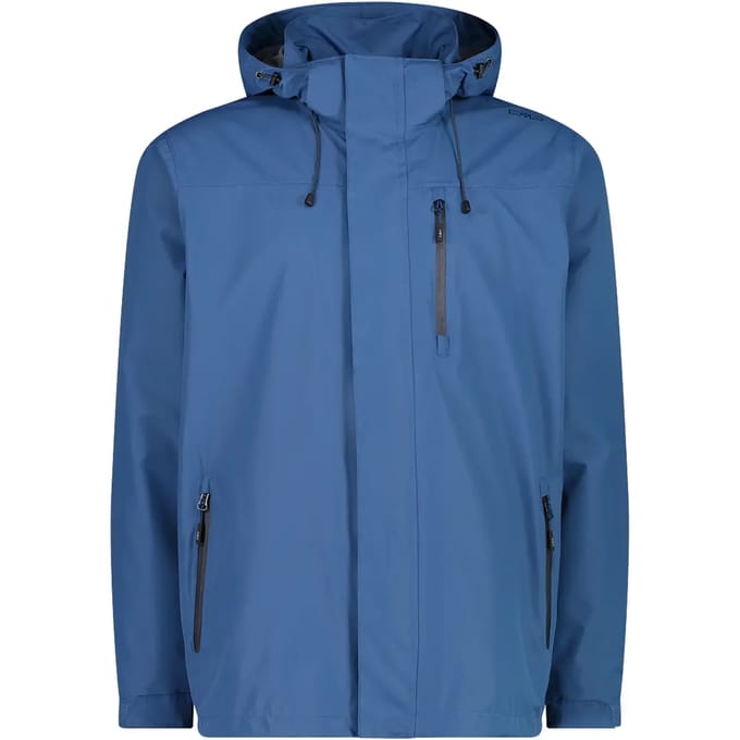 Cmp Zip Hood Softshelljack Blauw L Man