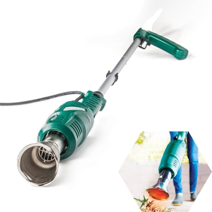 ZRSS® Onkruidbrander elektrisch - Thermische Onkruidverdelger - Hetelucht brander - Inclusief Opzetstukken