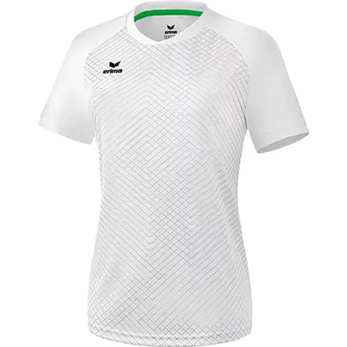 Erima Madrid Shirt Korte Mouw Dames - Wit | Maat: 36