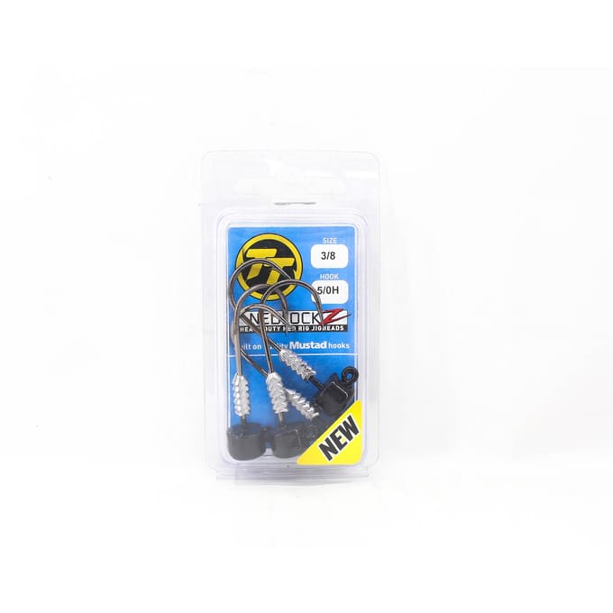 Tackle Tactics TT Nedlockz HD Jig Head Zwart 3/8 oz 5/0H 4/pak (7779)