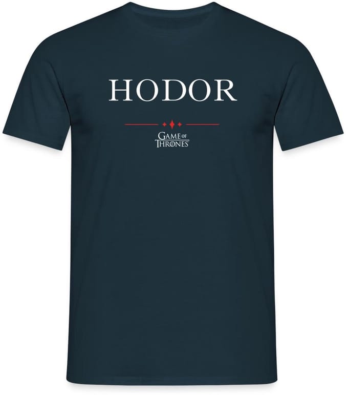 Game Of Thrones Hodor T-Shirt Heren