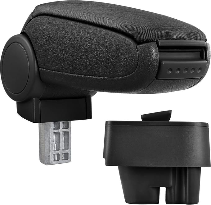[pro.tec]® Armsteun-PEUGEOT 207-SW-CC-2000-stof-zwart