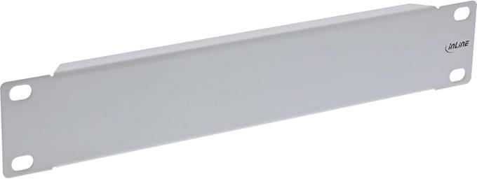 Blinde Paneel 1HE 10 Inch voor Serverkast - RAL 7035 Grijs