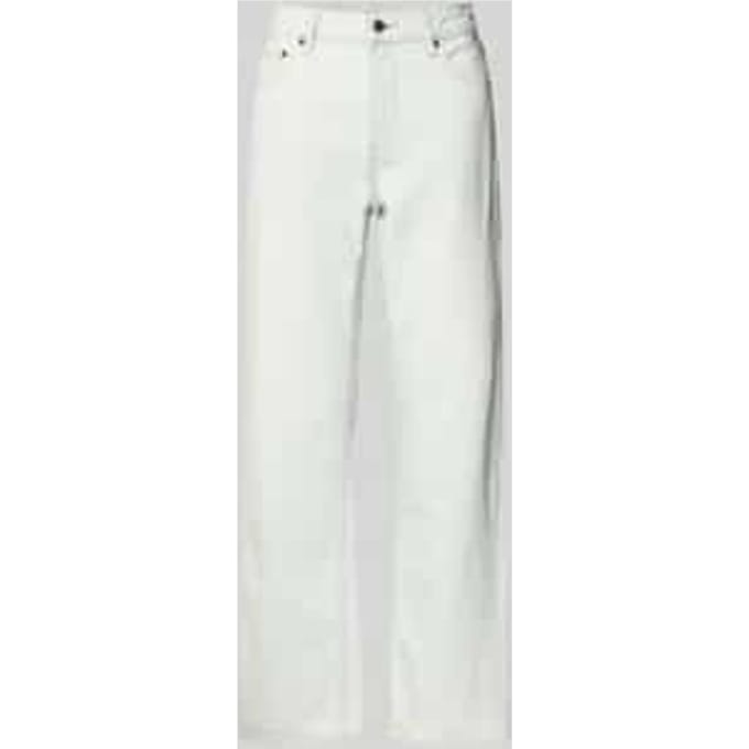 Straight fit jeans met logoprint