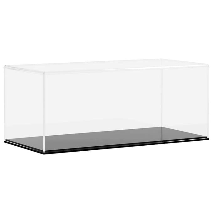 vidaXL - Vitrine - transparant - 34x16x14 - cm - acryl