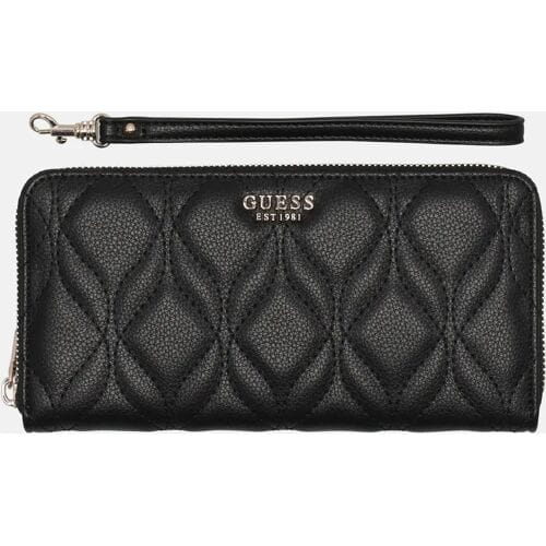 Guess Maxine Portemonnee Dames - Ritsportemonnee - Imitatieleer - Zwart