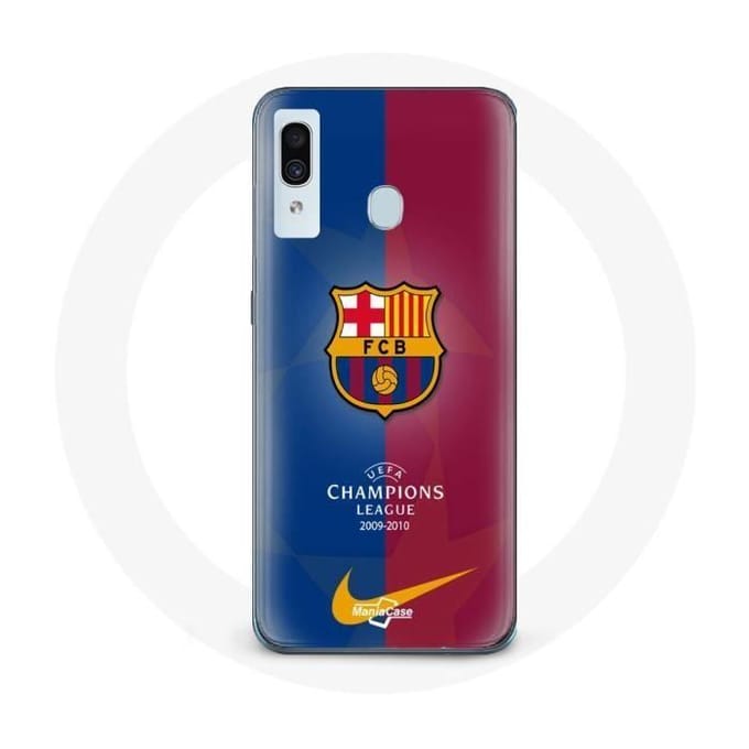 Coque pour Samsung Galaxy A30 FC Barcelone Logo Équipe de football
